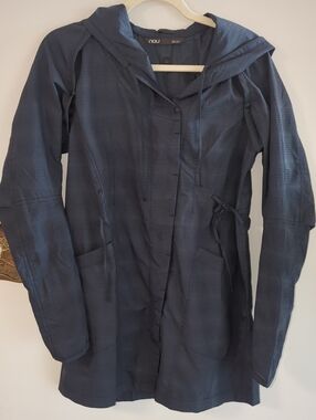 Nau Navy Hooded Dress/Jacket